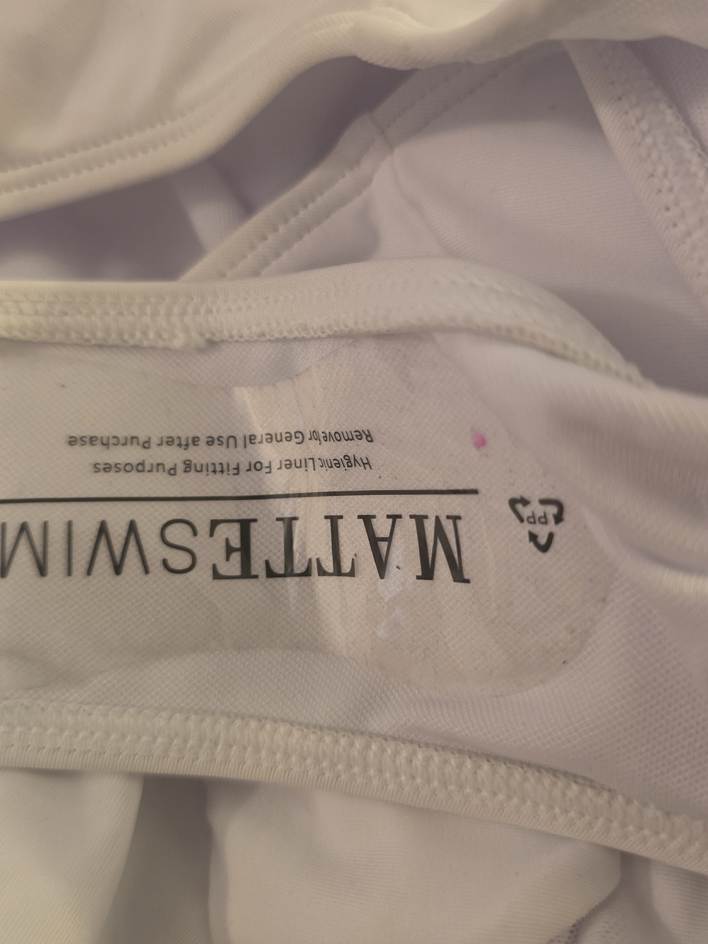 Strappy White Cutout One-Piece Swimsuit - Picture 3 of 3